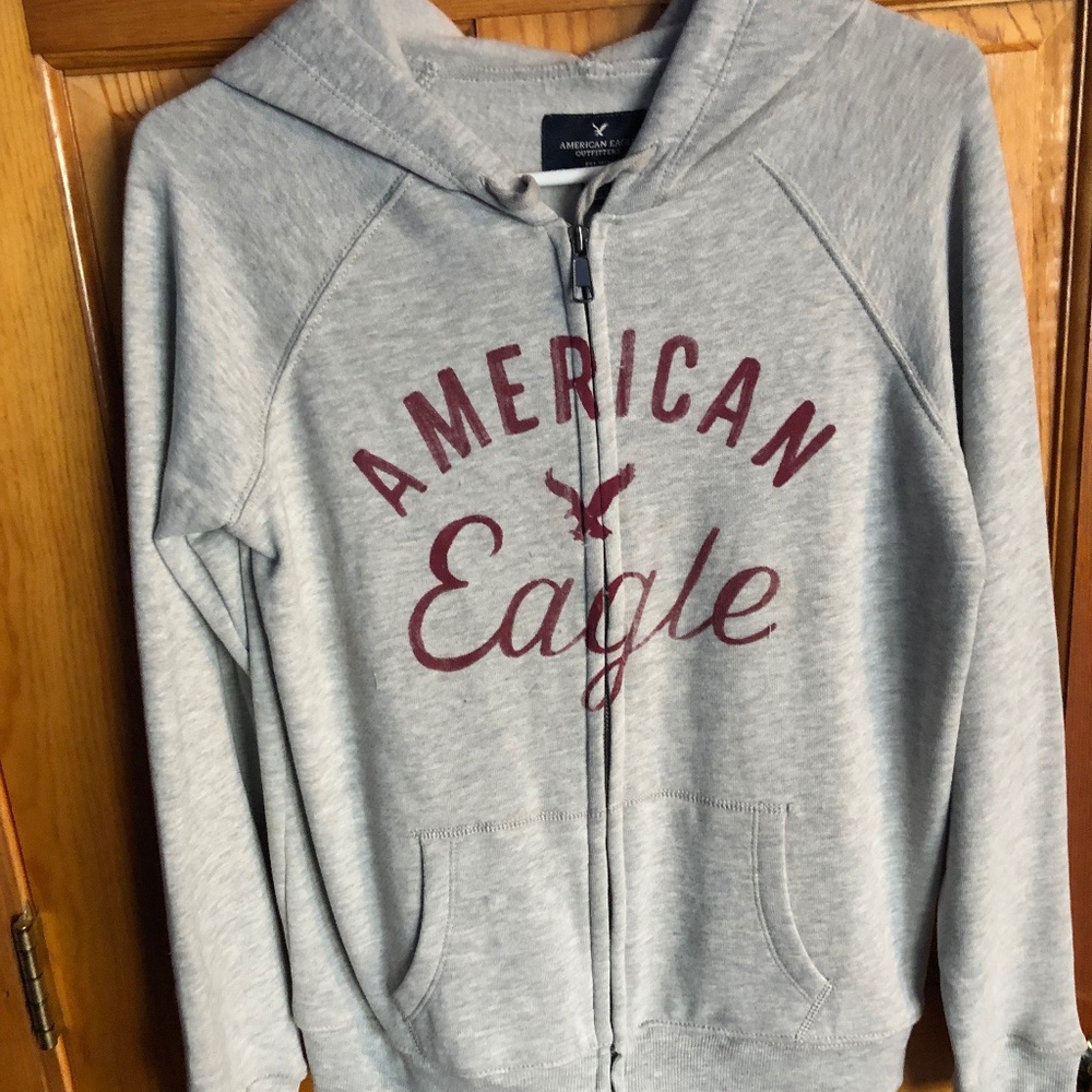 American Eagle Y2K women’s zip up sweatshirt, size medium